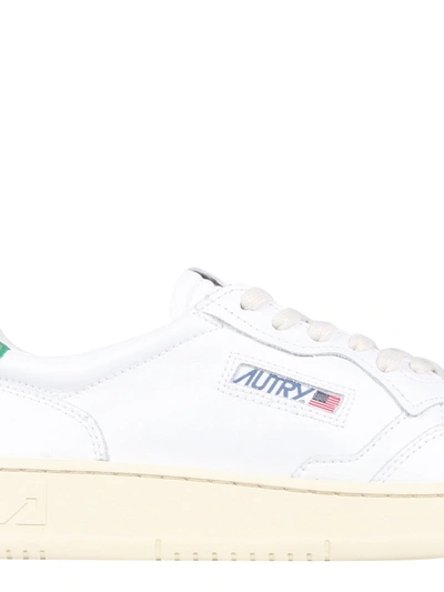 Shop Autry Leather Snekaers In White