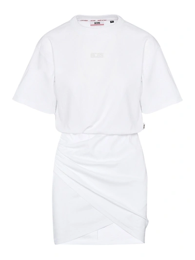 Shop Gcds Fruit Wrapped Mini Dress, White
