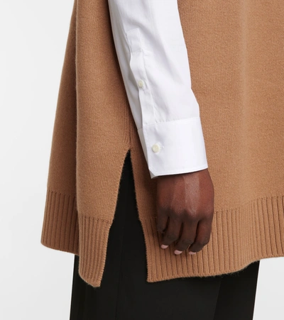 Prada Cashmere Sweater Vest In Beige