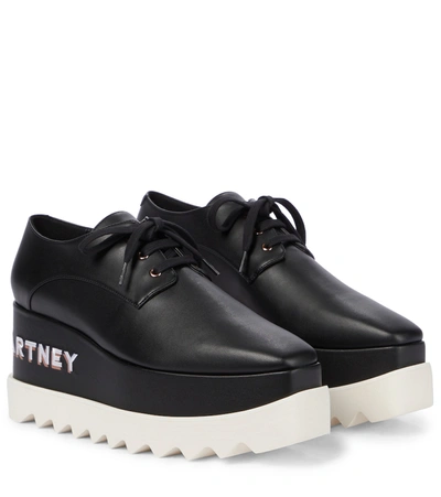 Shop Stella Mccartney Elyse Platform Derby Shoes In Black