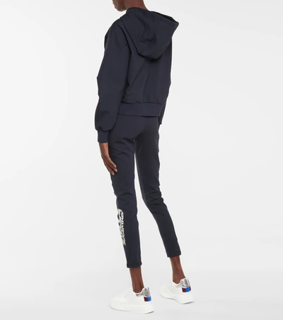 Shop Stella Mccartney Logo Scuba Hoodie In Black