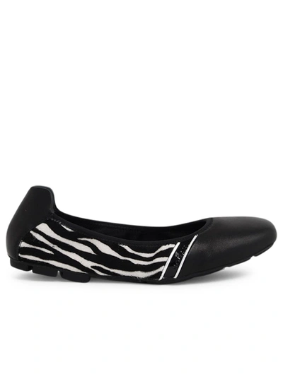 Shop Hogan H511 Ballerina Flats In Black