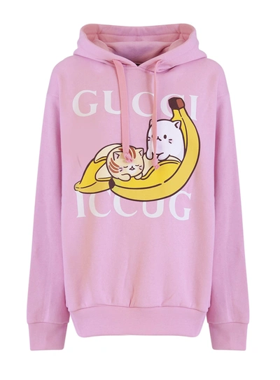 Shop Gucci Bananya X  Hoodie In Rosa