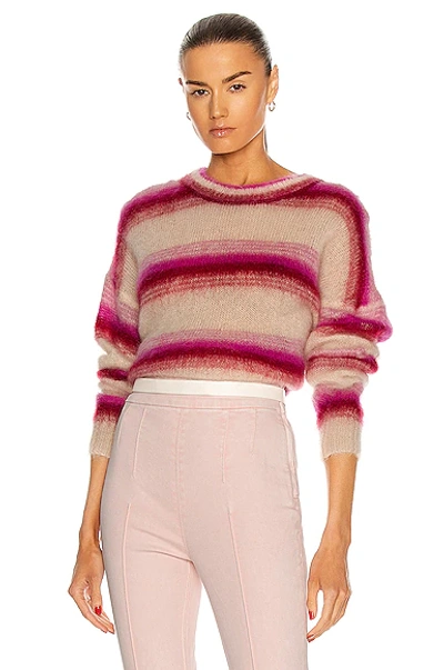 Shop Isabel Marant Étoile Drussell Sweater In Fuchsia