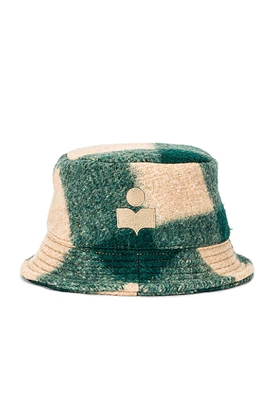 Shop Isabel Marant Haley Hat In Green