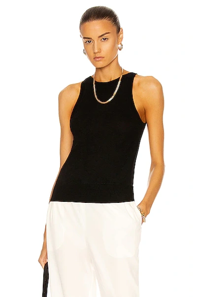 Shop Co Wool Knit Tank In Black