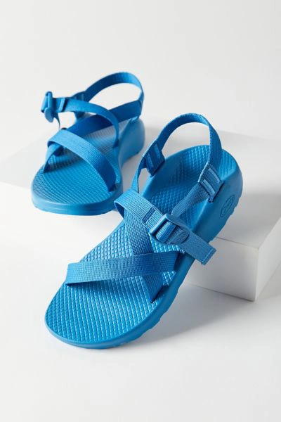 Shop Chaco Z/1 Chromatic Classic Sandal In Blue