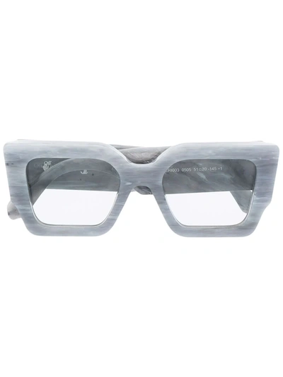 Off-white Catalina Square-frame Sunglasses In Light Grey | ModeSens