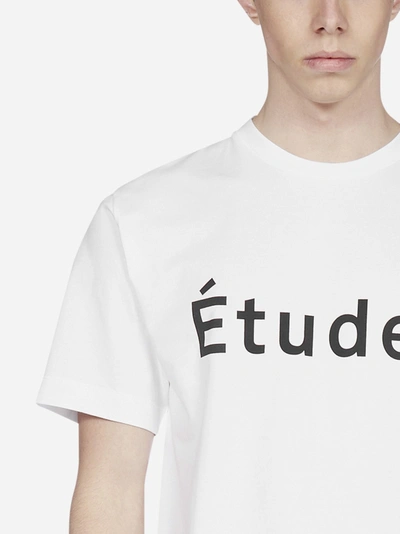 Shop Etudes Studio Wonder Logo Cotton T-shirt