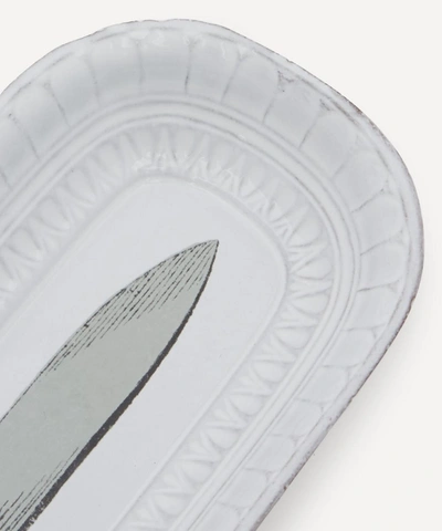 Shop Astier De Villatte Knife Platter In Multicoloured