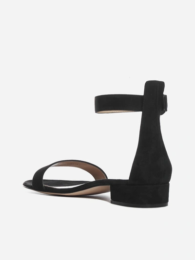 Shop Gianvito Rossi Portofino 20 Leather Sandals
