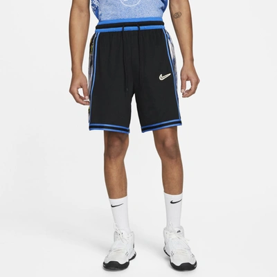Shop Nike Dri-fit Dna+ Men's Basketball Shorts In Black,black