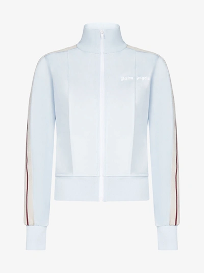 Shop Palm Angels Logo And Zip Track Jacket