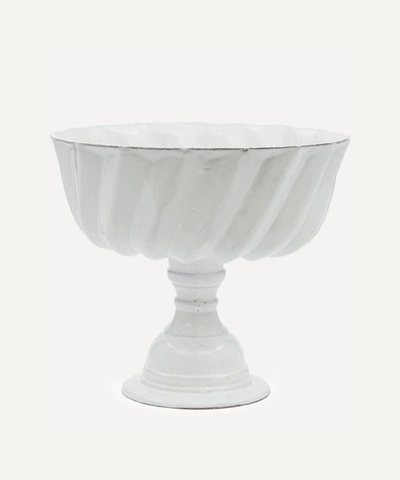 Astier De Villatte Tom Large Bowl On Stand In White