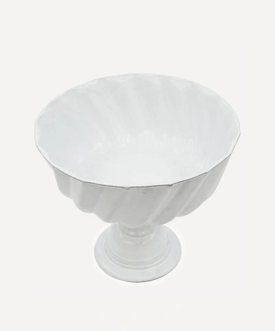Astier De Villatte Tom Large Bowl On Stand In White