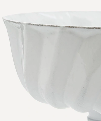 Astier De Villatte Tom Large Bowl On Stand In White