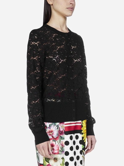 Shop Dolce & Gabbana Lace Cardigan