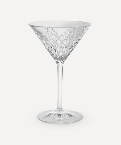 Shop Soho Home Barwell Cut Crystal Martini Glass In Clear