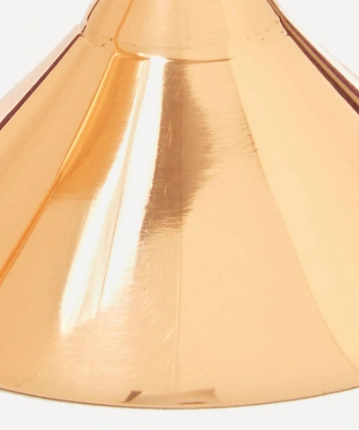 Shop Tom Dixon Plum Martini Glass Set In Gold-toned