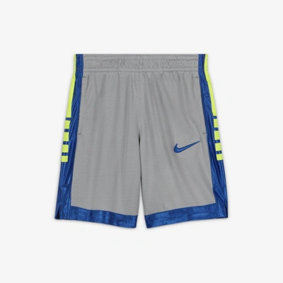 Shop Nike Dri-fit Elite Toddler Shorts In Light Smoke Grey