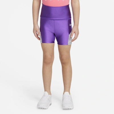 Shop Nike Toddler Bike Shorts In Wild Berry