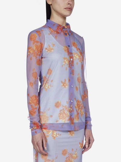 Shop Sportmax Mogador Floral Print Shirt