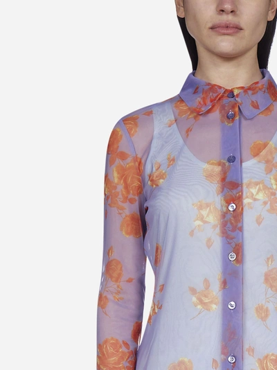 Shop Sportmax Mogador Floral Print Shirt