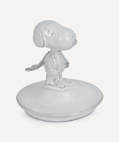 Shop Astier De Villatte Snoopy Candle Topper In Assorted