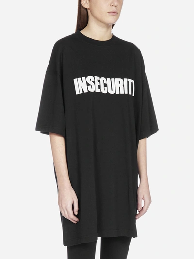 Shop Vetements Insecurity Cotton T-shirt