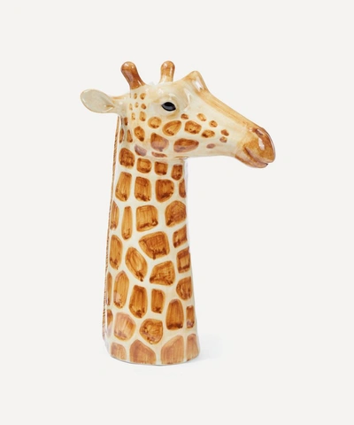 Quail Large Giraffe Vase In Assorted
