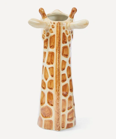 Quail Large Giraffe Vase In Assorted