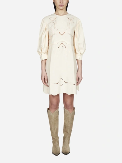 Shop See By Chloé Broderie Anglaise Cotton Mini Dress