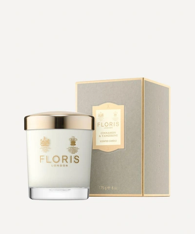 FLORIS LONDON FLORIS LONDON CINNAMON AND TANGERINE SCENTED CANDLE 175G 000722300