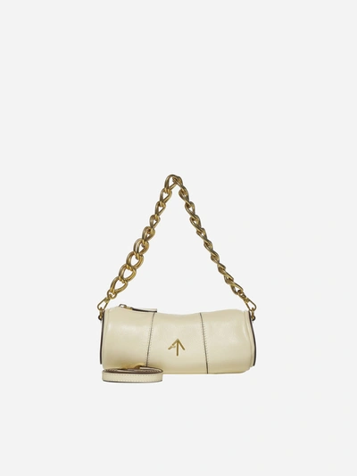 Shop Manu Atelier Xx Mini Cylinder Leather Bag