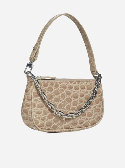 Shop By Far Mini Rachel Crocodile-effect Leather Bag