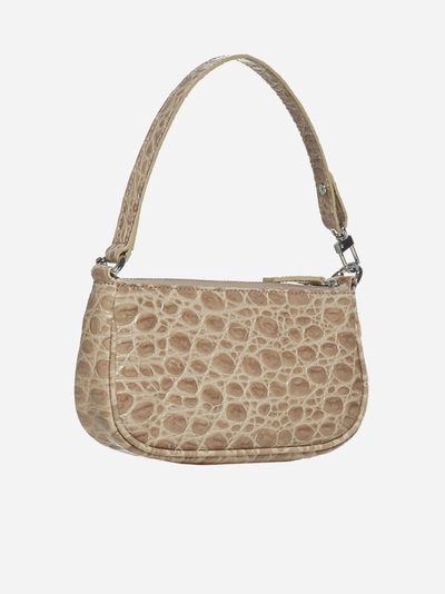 Shop By Far Mini Rachel Crocodile-effect Leather Bag