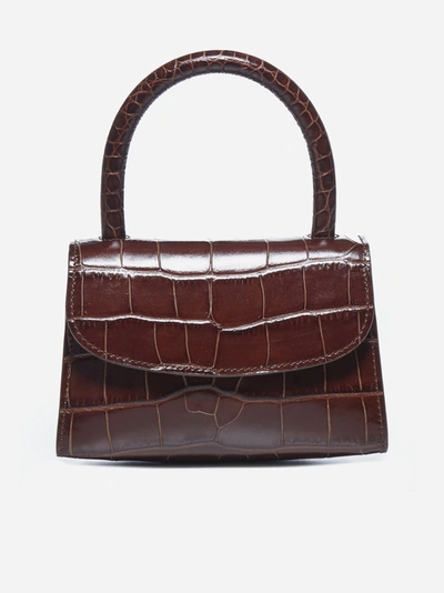 Shop By Far Mini Crocodile-effect Leather Bag