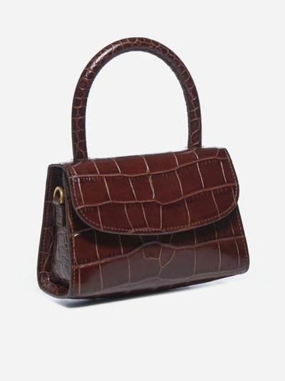 Shop By Far Mini Crocodile-effect Leather Bag