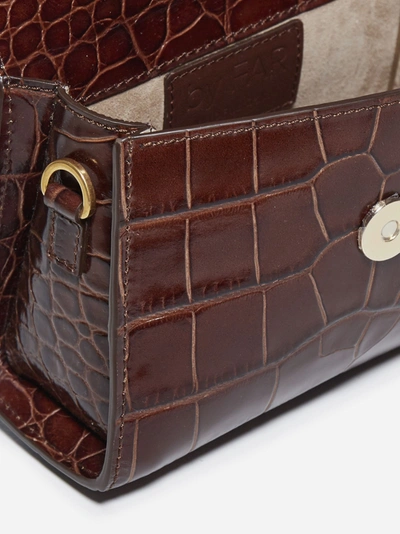 Shop By Far Mini Crocodile-effect Leather Bag