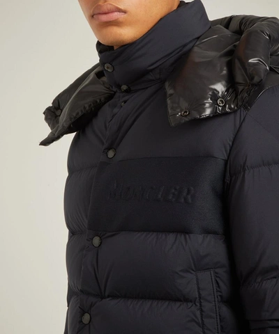 Shop Moncler Aubrac Puffer Jacket In Blue