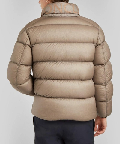 Shop Moncler Cevenne Garment-dyed Quilted Shell Down Jacket In Grey