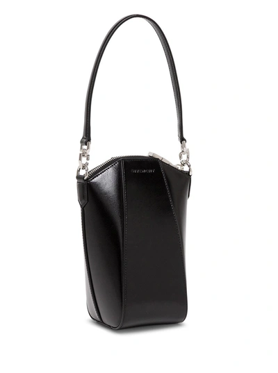 Shop Givenchy Antigona Vertical Crossbody Bag In Black Leather