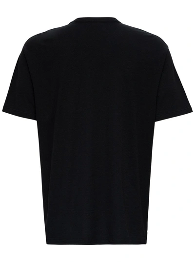 Shop Alexander Mcqueen Cotton Skeleton T-shirt With Print In Black