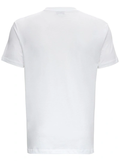 Shop Alexander Mcqueen Cotton T-shirt With Logo In White
