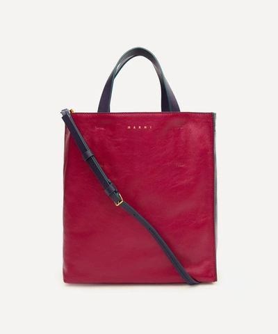 Shop Marni Museo Small Shopper Tote Bag