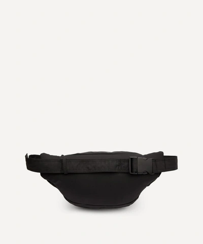 Shop Ganni Recycled Tech Fabric Belt Bag In Black
