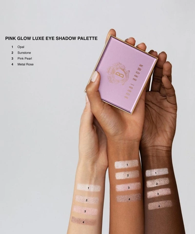 Bobbi Brown Luxe Eyeshadow Quad In Pink Glow In Assorted