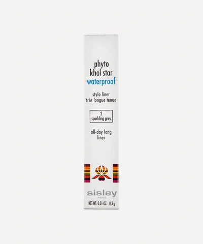 Shop Sisley Paris Phyto-khol Star Waterproof Eyeliner 0.3g In 2 Sparkling Grey