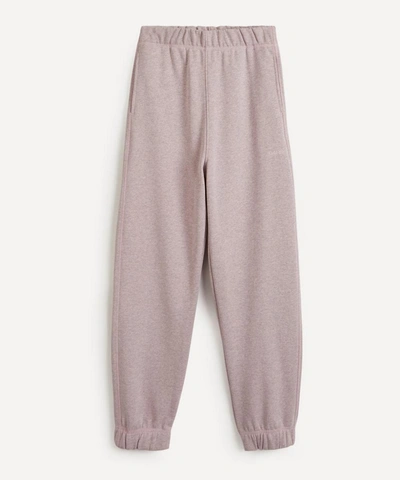 Shop Ganni Isoli Recycled-fabric Joggers In Pink