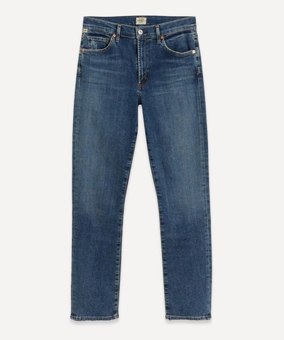 Shop Citizens Of Humanity Skyla Mid-rise Cigarette Jeans In Charisma
